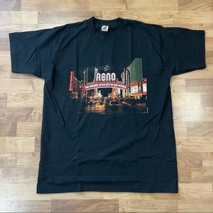 Vintage Reno, Nevada 1994 Fruit of the Loom Single Stitch Shirt Men’s Large NOS